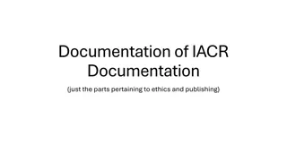 Comparison of Publication Ethics Policies in IACR Documentation