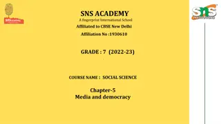 Media's Role in Society: Impacts and Responsibilities