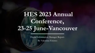 2023 HES Annual Conference Digital Report & Future Goals