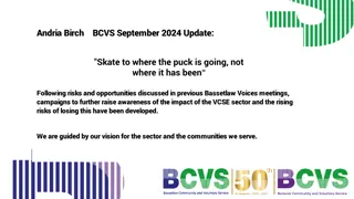 Fostering Awareness and Advocacy in the VCSE Sector: Updates and Actions