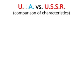 Comparison of Characteristics: USA vs USSR - Democracy, Capitalism, Individualism, Collectivism, and More