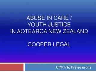 Addressing Abuse in Care and Youth Justice System in New Zealand