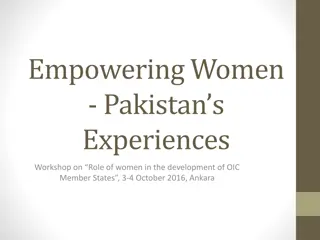 Empowering Women in Pakistan: Initiatives and Impact
