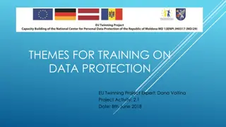 Training on Data Protection in EU Twinning Project
