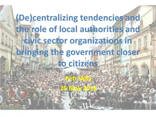 Unpacking the Role of Local Authorities in (De)centralizing Tendencies