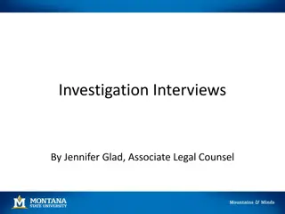 Effective Investigation Interviews: Strategies and Best Practices
