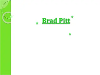 Brad Pitt - Hollywood Actor and Humanitarian Icon