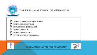 Research Design in Media Practice
