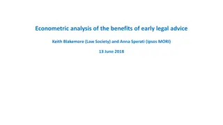 Analysis of Benefits of Early Legal Advice: Research Insights