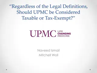 UPMC Tax Status Debate in Pittsburgh Community