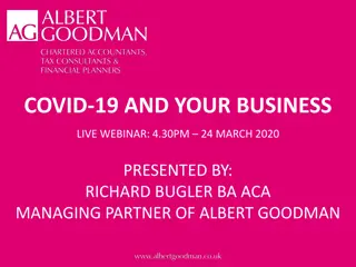 COVID-19 Business Webinar: Insights and Support for Challenging Times
