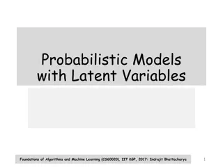 Foundations of Probabilistic Models with Latent Variables