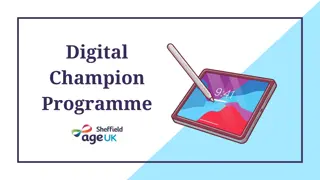 Age UK Sheffield Digital Champion Programme