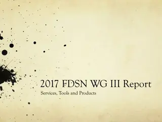 Innovations and Strategies from the 2017 FDSN WG III Report