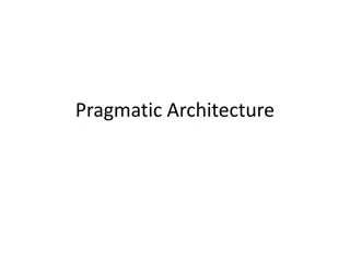 Pragmatic Architecture Objectives and Definitions