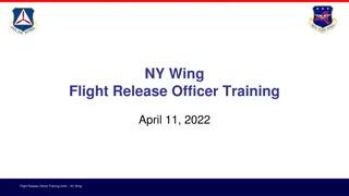 Flight Release Officer Training 2022 in NY Wing