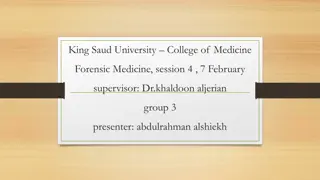 Forensic Medicine Case Study: Harold Shipman and Patient Homicide