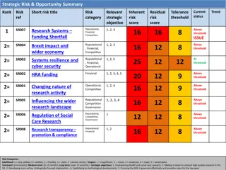 Strategic Risk & Opportunity Summary