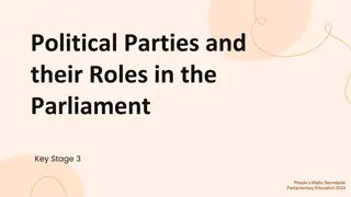 Political Parties and Their Roles in Parliament