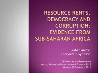 Resource Rents, Democracy, and Corruption in Sub-Saharan Africa