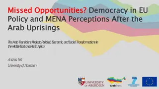 Arab Uprisings and EU Policy Transformation Study