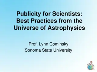 Effective Publicity Strategies for Scientists: Insights from Astrophysics