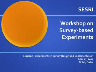 Enhancing Survey Design Through Methodological Experiments and Construct Validation