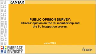 Citizens' Opinion on EU Membership and Integration - BiH Public Survey 2023