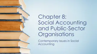 Contemporary Issues in Social Accounting for Public Sector Organizations