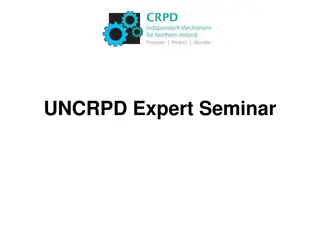 Influencing UNCRPD: Expert Seminar Programme and Issues Discussion