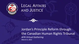 Jordan's Principle Reform and Human Rights Complaint in Canada