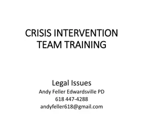 Mental Health Law and Crisis Intervention Procedures