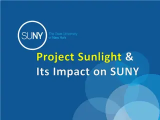Project Sunlight and Its Requirements
