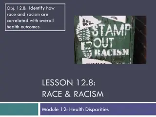 Correlation Between Race, Racism, and Health Outcomes