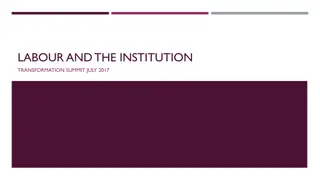 Transformation Summit Insights: Labour and Institution Change
