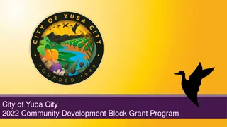 Yuba City 2022 Community Development Block Grant Program Details