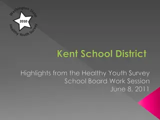 Kent School District Healthy Youth Survey Highlights 2010