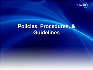 Creating Policies, Procedures, and Guidelines for Effective Governance