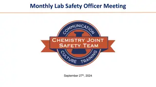 Lab Safety Officer Meeting September 27th, 2024 Agenda and Discussions