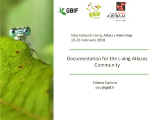 Living Atlases Documentation and Projects Overview
