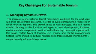 Key Challenges for Sustainable Tourism Growth and Conservation
