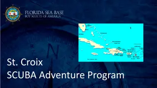 St. Croix SCUBA Adventure Program Schedule