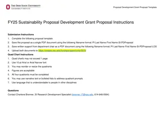 Grant Proposal Development Template for Sustainability Projects