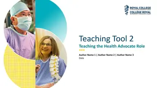 Teaching the Health Advocate Role: Objectives, Importance & Details