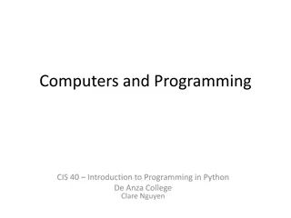 Guide to Computer Programming Basics