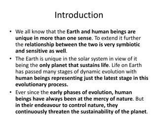 Global Environmental Issues and Human-Earth Relationship