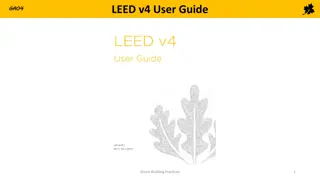 LEED v4 User Guide Green Building Practices and Certification Process