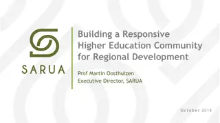 Building a Responsive Higher Education Community for Regional Development by SARUA