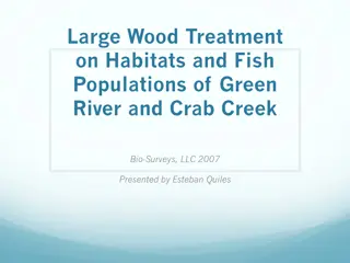 Wood Treatment Effects on Green River and Crab Creek Habitats