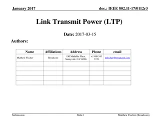 Enhancing Link Transmit Power for Improved Performance